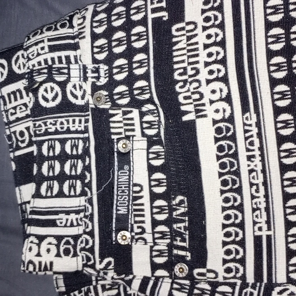 MOSCHINO PEACE & LOVE VINTAGE PANTS - Picture 14 of 14